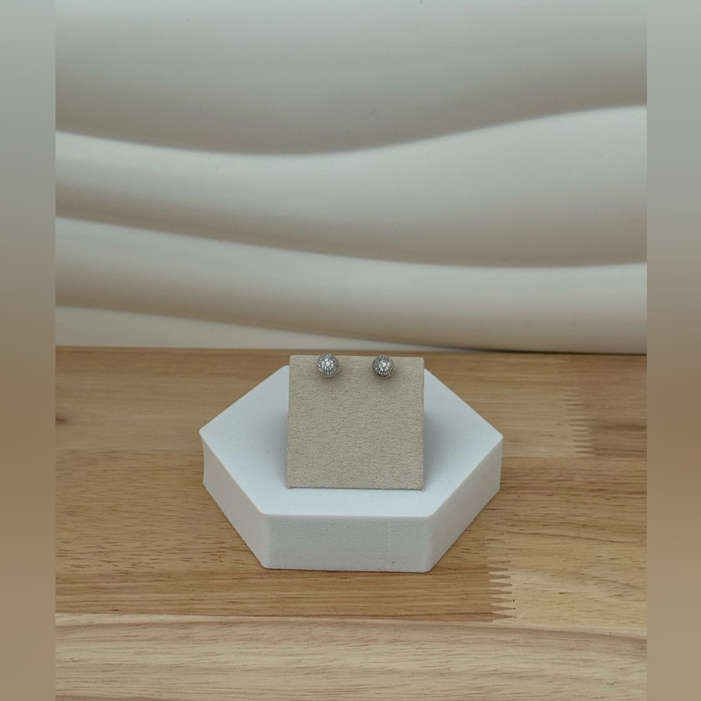 Elegant Silver Stud Earrings